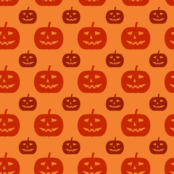 Halloween sömlösa mönster. Bakgrund med siluetter — Stock vektor