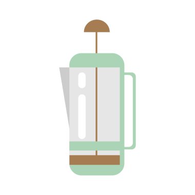 Kahve aygıt su ısıtıcısı Icon - hisse senedi vektör çizim.