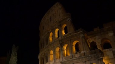 Colosseum at night time