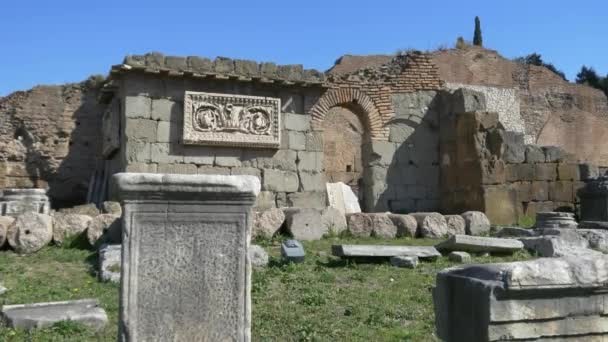 Forumul roman ruine antice — Videoclip de stoc