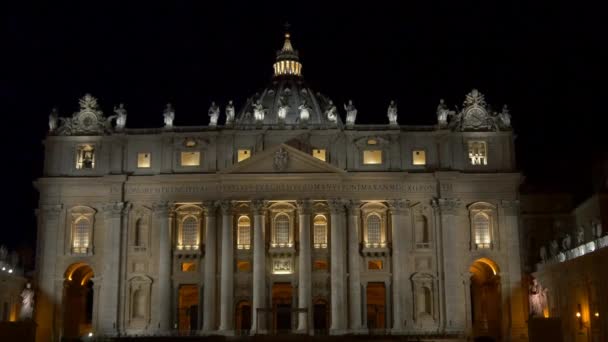 Catedral de São Pedro no Vaticano — Vídeo de Stock