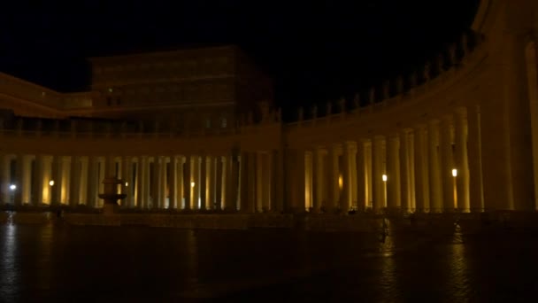 Saint Peter's cathedral in Vaticaan — Stockvideo