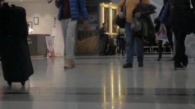 Istanbul Uluslararası Havalimanı'nda yolcu
