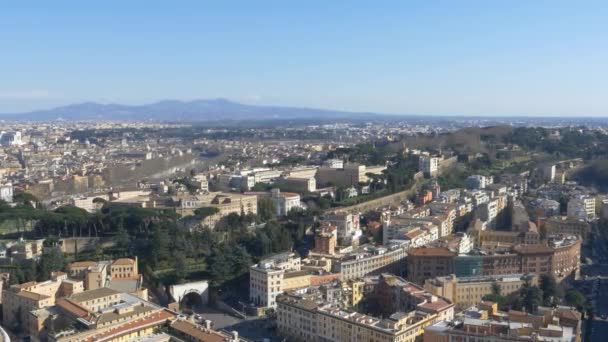 Roma ciudad en día soleado — Vídeo de stock