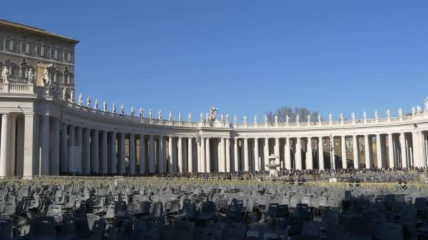 Placu Saint peter, Rzym — Wideo stockowe