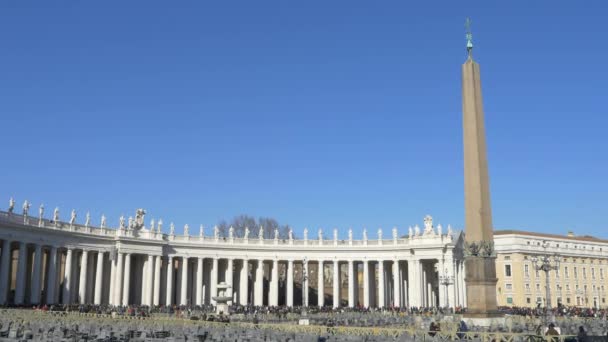 Saint peter Meydanı, Roma — Stok video