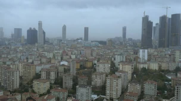 Istanbul par temps nuageux gris — Video