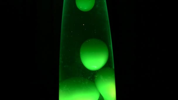 Retro lava lamp — Stock Video