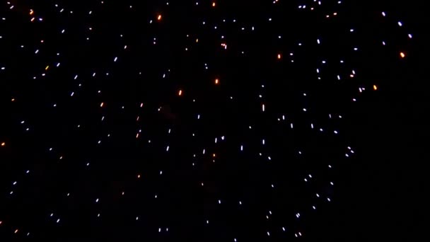 Exposition de feux d'artifice au 4 juillet  