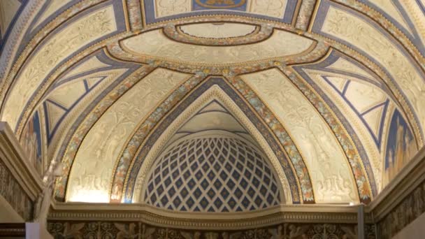 Soffitto del Museo Vaticano — Video Stock