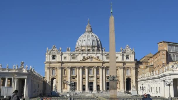 Placu Saint peter, Rzym — Wideo stockowe