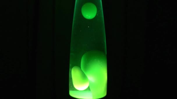 Retro lava lamp — Stock Video