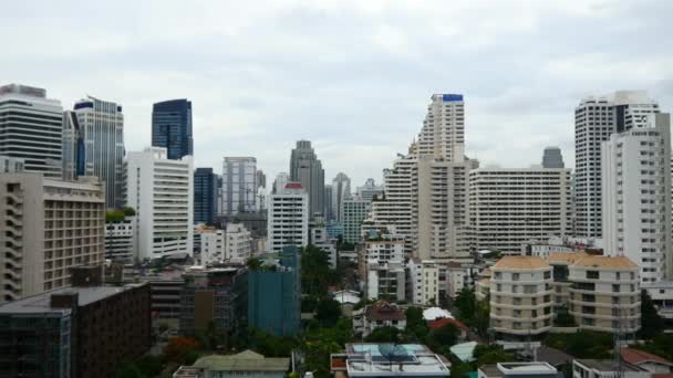 Ciudad Skyline rascacielos — Vídeo de stock