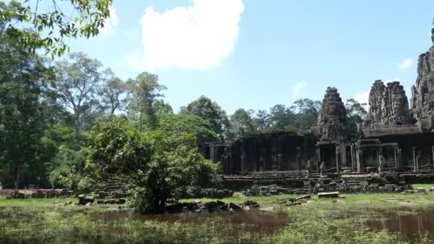 Angkor wat bayon templo — Vídeo de Stock