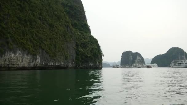 Tropical landscape of ha long bay — Stock Video