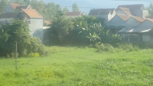 Vista desde la ventana del tren — Vídeos de Stock