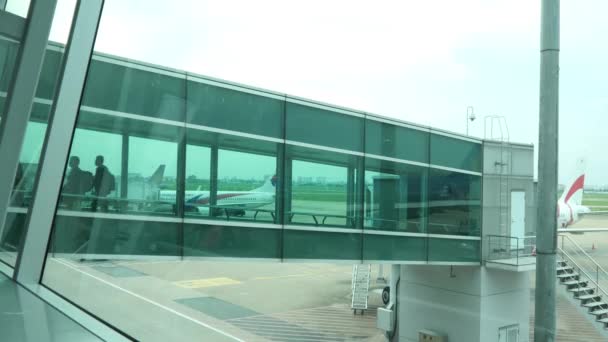 机场登机管 — 图库视频影像