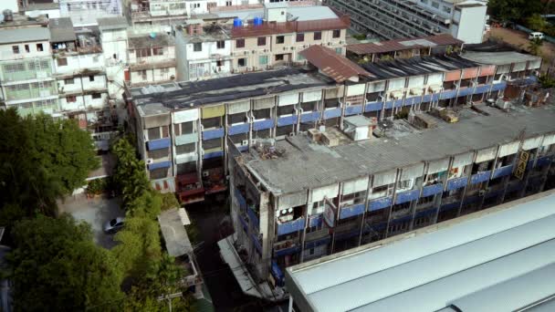 Bangkok favelas, Tailandia — Vídeo de stock