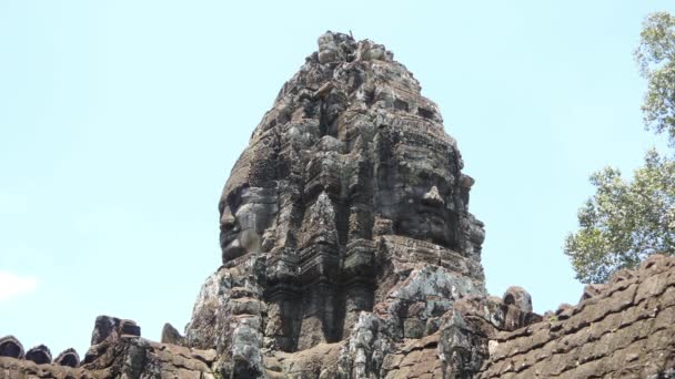 Angkor wat Bajon-templom — Stock videók