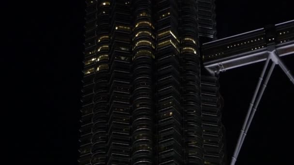 Petronas Twin Tower — Stockvideo