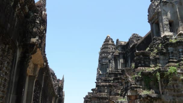 Angkor wat bayon Tapınağı — Stok video