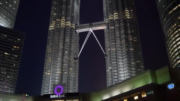 Petronas twin towers — стокове відео