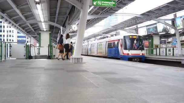 Stationen i Bangkok, Thailand — Stockvideo