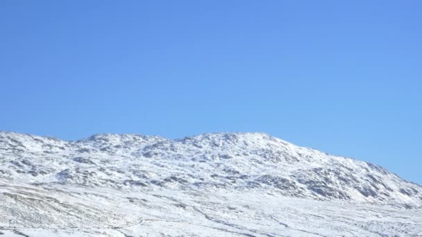 Wildnis Schneeberge — Stockvideo