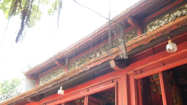 Фасадні азіатських храм — стокове відео