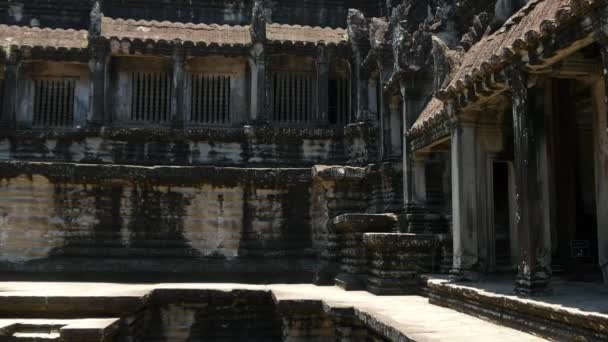 Angkor wat bayon Tapınağı — Stok video