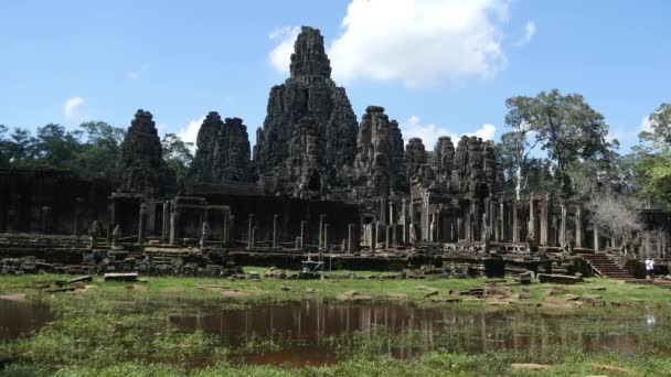 Bayon templet Angkor wat — Stockvideo