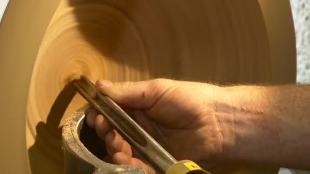 木匠用木料工作 — 图库视频影像