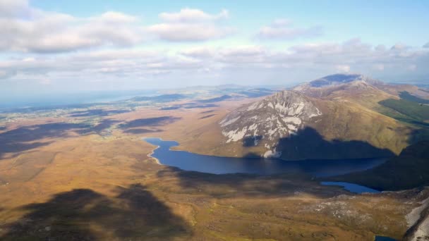 Clouds passing  mountains — Stock Video