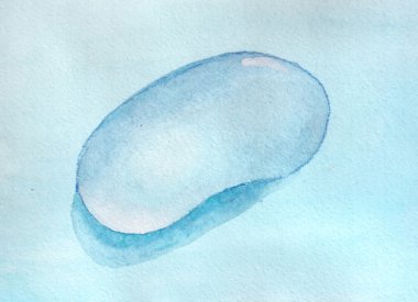 şeffaf mavi bırakma