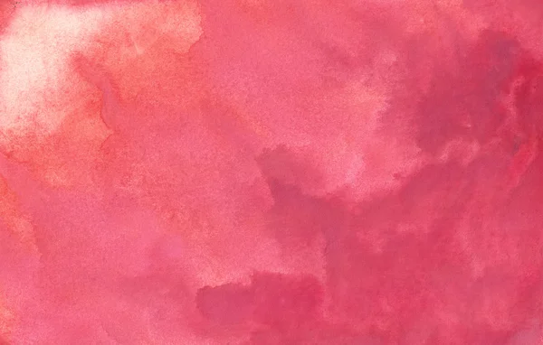 Красный абстрактный акварель — стоковое фото