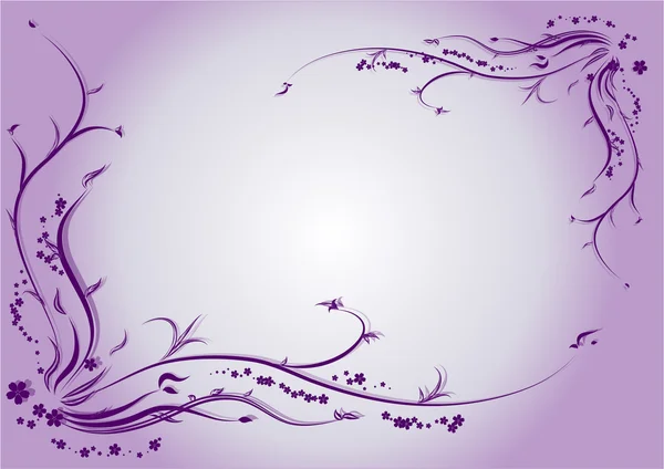 Sanatsal kroki kartpostallar ve kartvizit Lila zemin üzerine