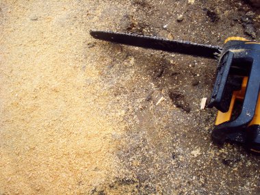 Testere talaş yakın olduğunu