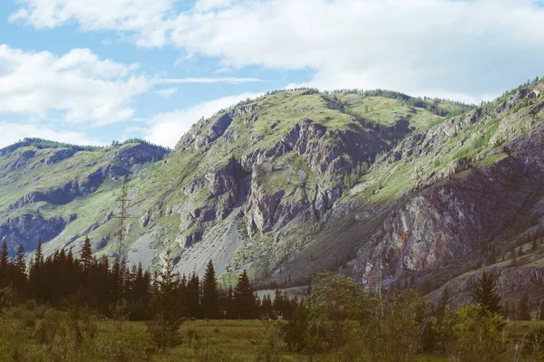 A paisagem das montanhas — Fotografia de Stock