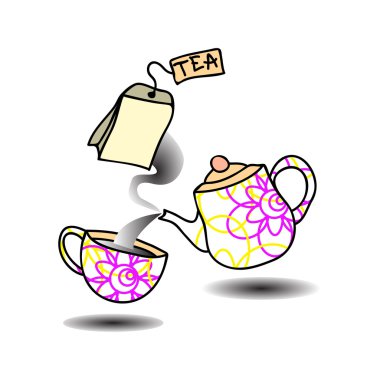 çay töreni, bir çay seti