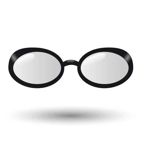 Icon Sunglasses Black White — Stock Vector