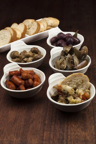 Bandeja de comida. Tapas