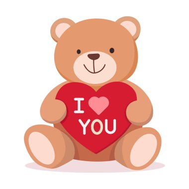 Sevgililer Günü Oyuncak Ayı Çizimi