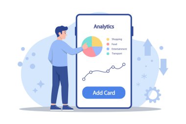 Mobil Bankacılık Uygulaması Harcama Analitik Resimleri