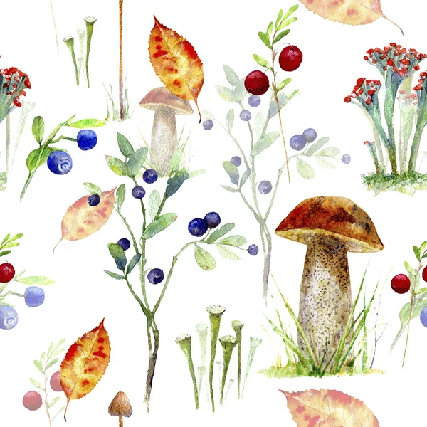 Orman flora ile desen.