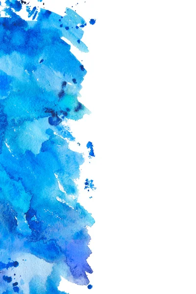 Mavi sulu boya leke çerçevesinden.