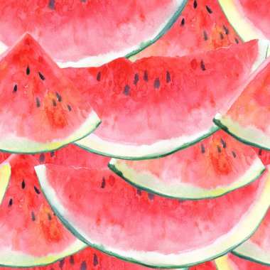 Karpuzlu kusursuz desen.