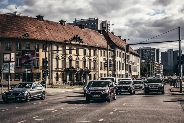 Berlín Německo Května 2019 Klasická Architektura Století Ulicích Berlína Zataženo — Stock fotografie