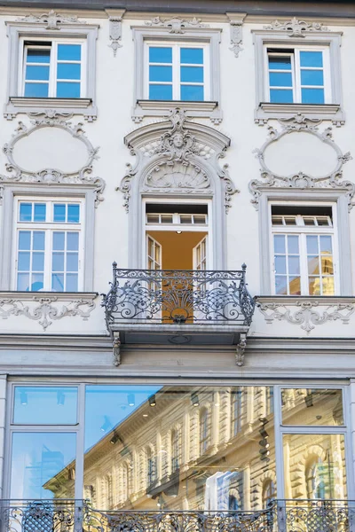 2019 반대되는 Residenzstrae 건물의 바로크 — 스톡 사진