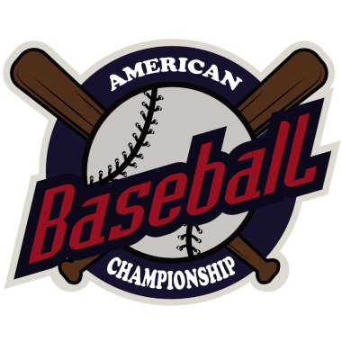 Beyzbol turnuva profesyonel logo