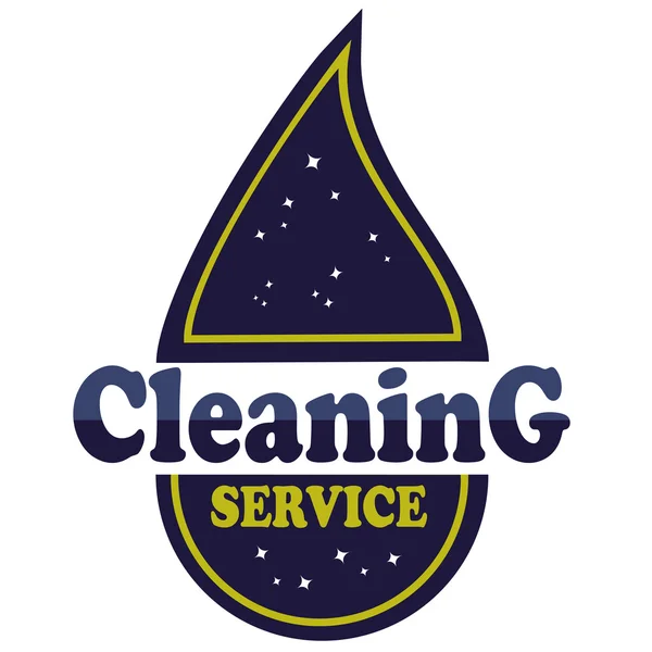 Cleaning service logo professional — Stock Vector